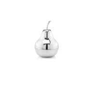 Load image into Gallery viewer, Buffed Decorative Pear Tabletop Sculpture (354643) - Silver
