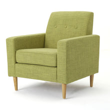 Load image into Gallery viewer, Nebulize - Upholstered Fabric Club Chair With Button Tufted And Square Off Arm And Back
