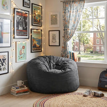 Load image into Gallery viewer, Microsuede Classic Bean Bag - Charcoal
