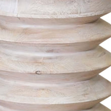 Load image into Gallery viewer, 18" Solid Wood Round End Table - Beige
