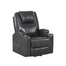Load image into Gallery viewer, Recliner With Power Lift &amp; Massage - Gunmetal
