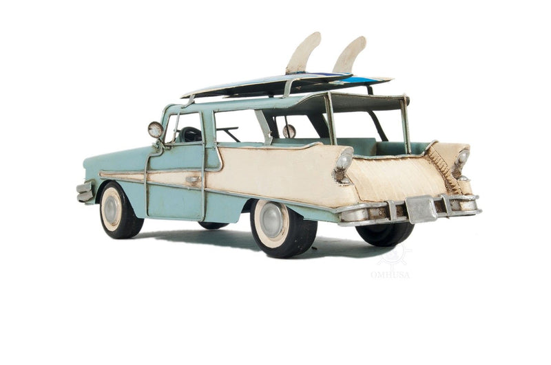 Metal Hand Painted Model Car - Blue