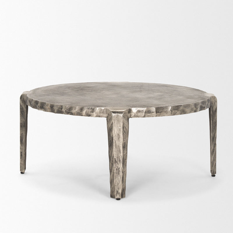 Round Coffee Table - Silver
