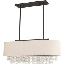 Load image into Gallery viewer, 21'' Three Light Dimmable Chandelier With Shades - Bronze
