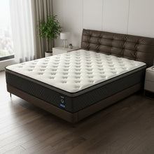 Load image into Gallery viewer, 10" Queen Foam Hybrid Mattress - White / Dark Gray
