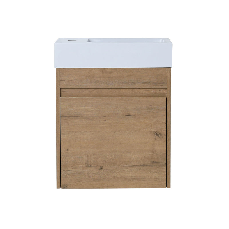 Sink Floating Bathroom Vanity With Soft Close Cabinet Door