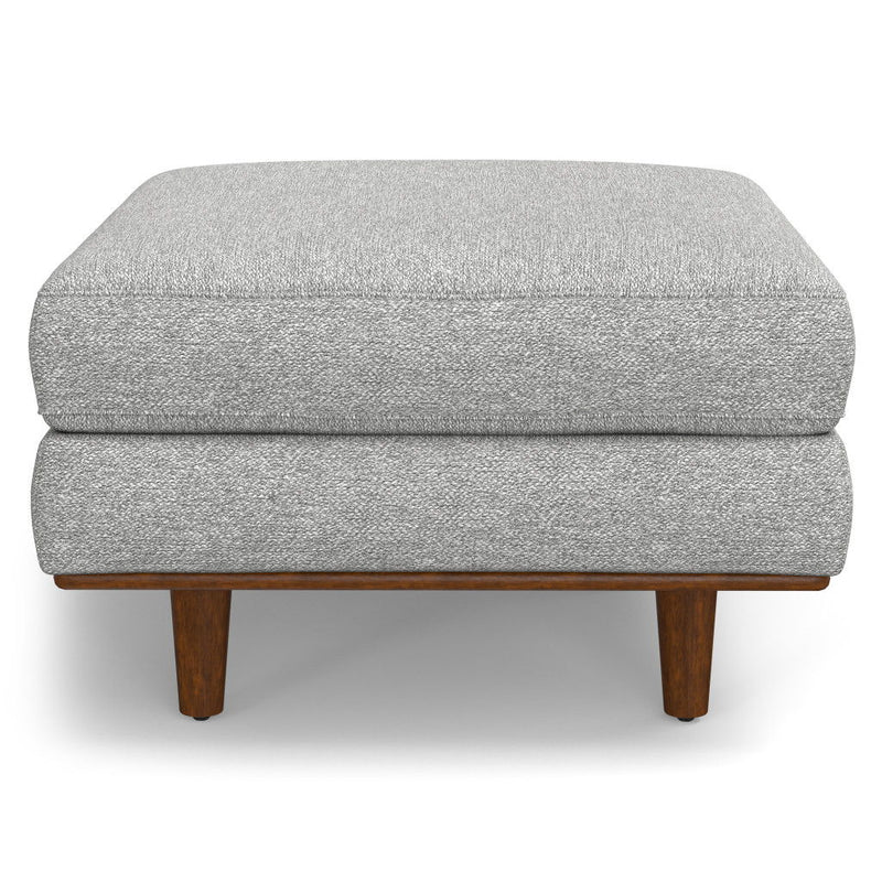 Cocktail Ottoman - Gray / Brown