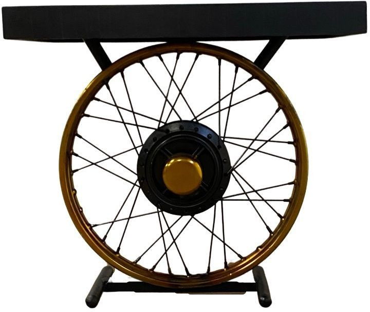 22" Solid Wood End Table - Black