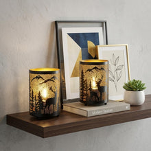 Load image into Gallery viewer, Novelty Desk Lamp With Cylinder Shade - Brown
