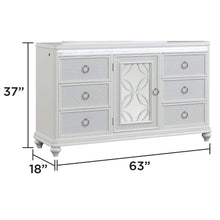 Load image into Gallery viewer, Abigale - 6 Drawer Dresser With LED (Includes Dresser Only, Mirror Not Included) - White
