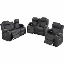 Load image into Gallery viewer, Power Motion Living Room Set With USB Port, Adjustable Headrest, Cup Holder
