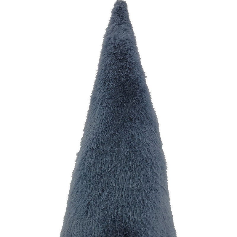 Fabric Standing Gnome Sculpture - Slate / Blue