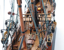 Load image into Gallery viewer, Hand Painted 1862 CSS Alabama Model Boat - Brown
