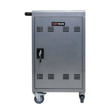 Load image into Gallery viewer, Mobile Charging Cart Station For book, Tablet And Laptop Computer With Power Strip Included
