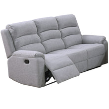 Load image into Gallery viewer, Motion Sofa 1 Piece Horizontal Tufting Cushion Backrest Upholstered Sofa - Beige
