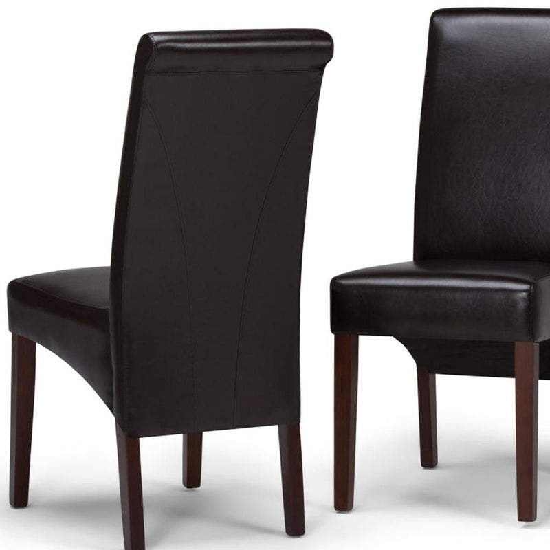 Dining Parsons Chairs Wood (Set of 2) - Brown