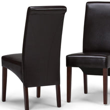 Load image into Gallery viewer, Dining Parsons Chairs Wood (Set of 2) - Brown
