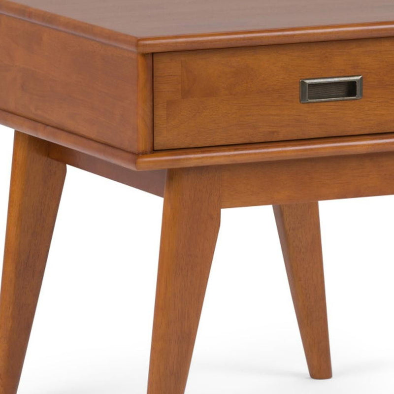 22" End Table Wood - Brown