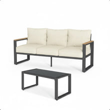 Load image into Gallery viewer, Modern Outdoor Sofa Set With Coffee Table
