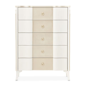 La Marisia - 5-Drawer Chest - Creamy Pearl
