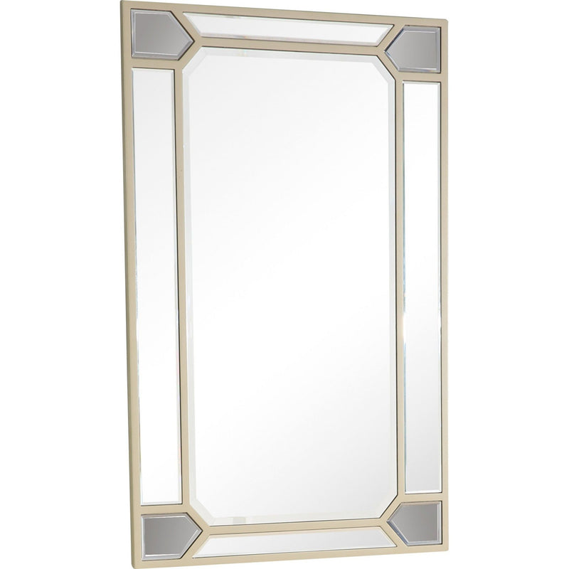 43" Metal Framed Accent Mirror - Silver