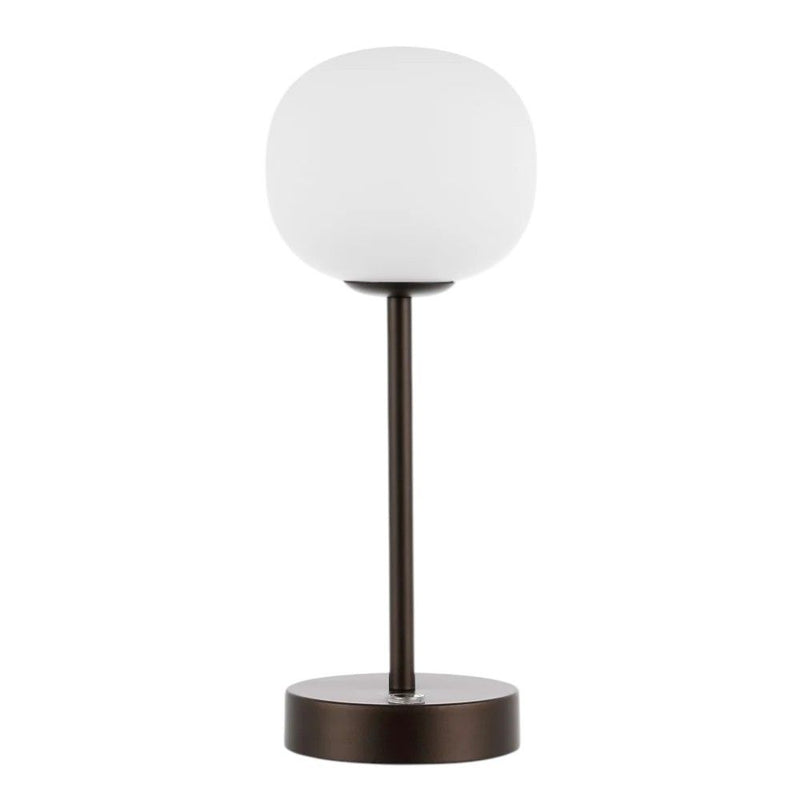 12" Novelty USB Table Lamp With Globe Shade - Antiqued Bronze