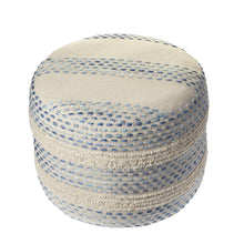 Load image into Gallery viewer, Cotton Blend Ottoman - Blue
