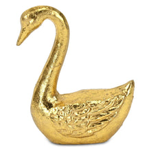 Load image into Gallery viewer, Swan Hand Painted Figurine - Gold

