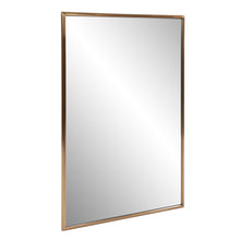 Load image into Gallery viewer, Brass Rectangular Wall Mirror - Antiqued Brushed
