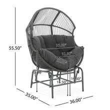Load image into Gallery viewer, Palos - Outdoor Wicker Glider Chair
