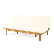 Load image into Gallery viewer, Outdoor Elegance Daybed With Convertible Design Cushion Frame - Beige
