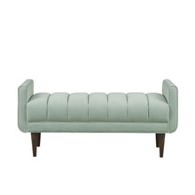 Load image into Gallery viewer, Linea - Upholstered Accent Bench - Seafoam
