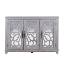 Load image into Gallery viewer, 3 Door Mirrored Sideboard Cabinet With Adjustable Shelves
