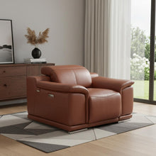 Load image into Gallery viewer, Mod Italian Leather Recliner Chair - Camel Brown
