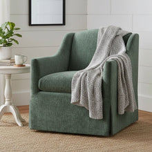 Load image into Gallery viewer, Luisa - Skirted Swivel Accent Chair
