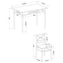 Load image into Gallery viewer, 5 Piece Rectangle Dining Set With Tubing Base
