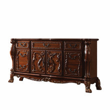 Load image into Gallery viewer, Wood Poly Resin Dresserserver - Cherry Oak
