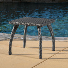 Load image into Gallery viewer, Luminant - Outdoor Side Table With Iron Frame - Gray

