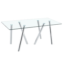 Load image into Gallery viewer, Dining Table With Transparent Surface
