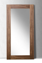 Load image into Gallery viewer, 79" Framed Leaning Full Length Hanging Mirror - Brown
