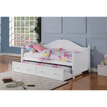 Load image into Gallery viewer, Twin Daybed With Trundle Storage Bed - White
