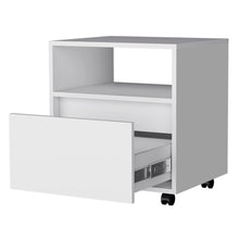 Load image into Gallery viewer, 21" One Drawer Nightstand With Integrated Tech - White
