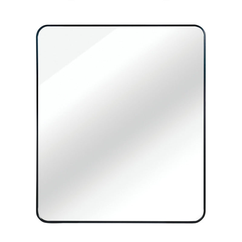 Aluminum Framed Bathroom Vanity Mirror (756082) - Black