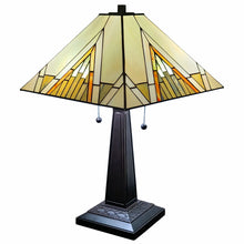 Load image into Gallery viewer, 22" Metal Two Light Candlestick Table Lamp With Beige Shade - Dark Brown
