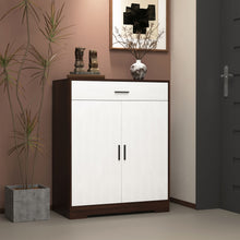 Load image into Gallery viewer, Freestanding Wooden Shoe Cabinet, 4 Tier Organizer With Drawer
