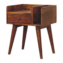 Load image into Gallery viewer, 22" One Drawer Wood Nightstand - Chestnut
