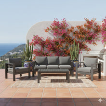 Load image into Gallery viewer, Outdoor Patio Set, All-Weather With Thick Cushions
