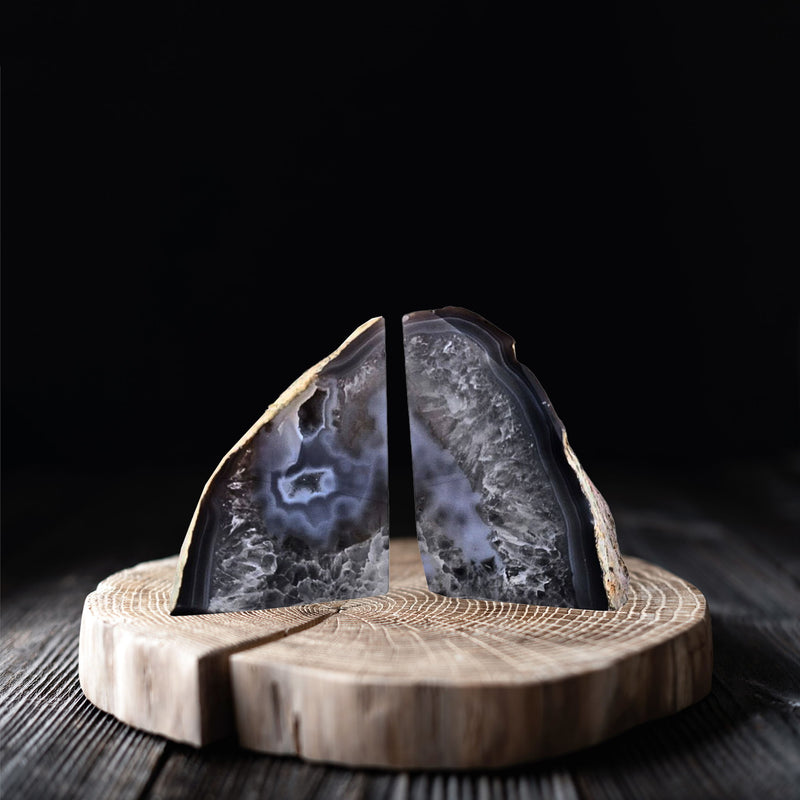 7'' Glass Crystal - Gray