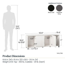 Load image into Gallery viewer, Systembuild Evolution Camberly - Shoe Storage Bench - Black Brown

