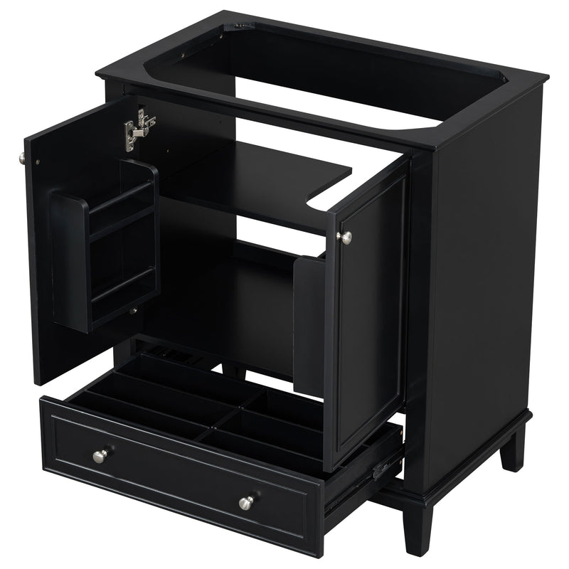 Modern Bathroom Vanity Base Only With Doors And Drawer